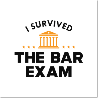 Bar exam survivor - I survived the bar exam Posters and Art